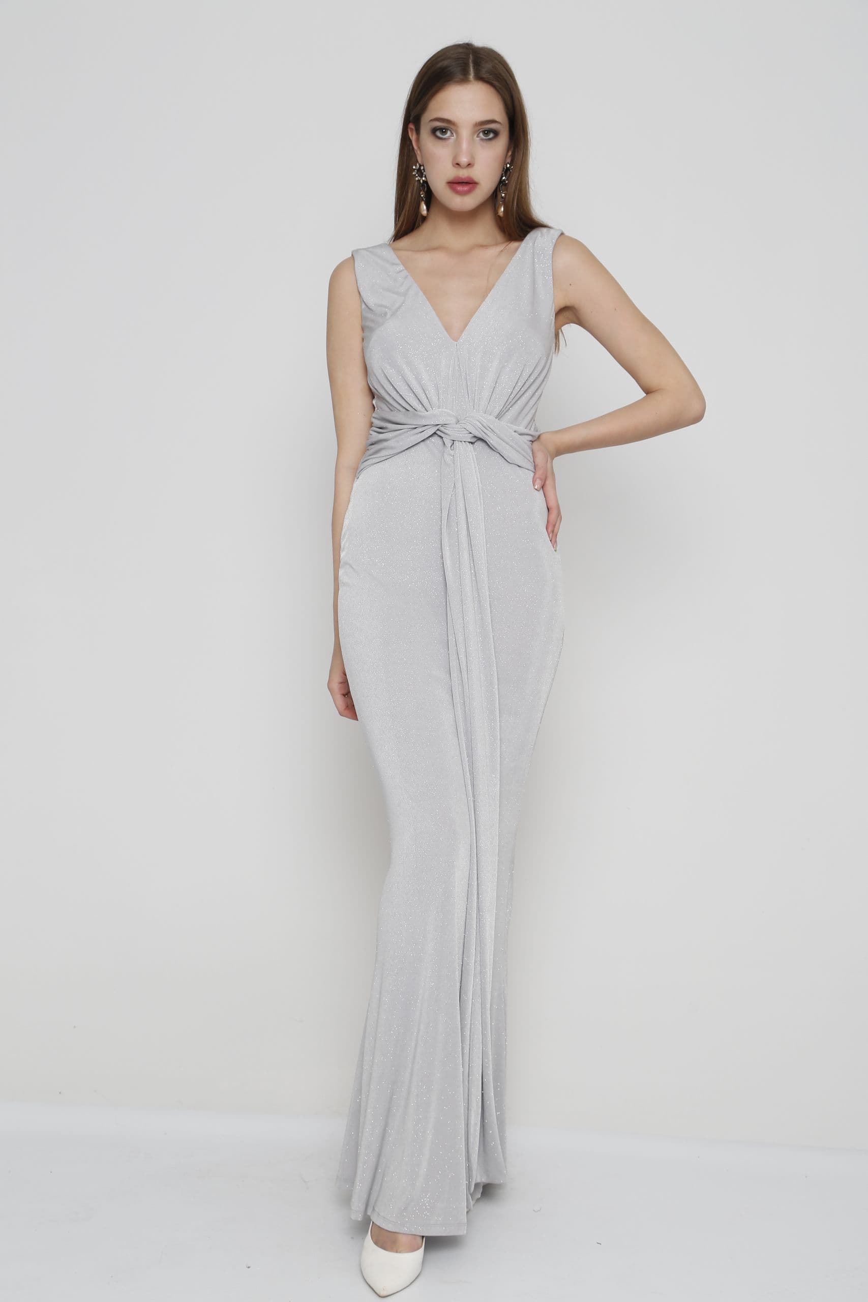 V-Neck Gown