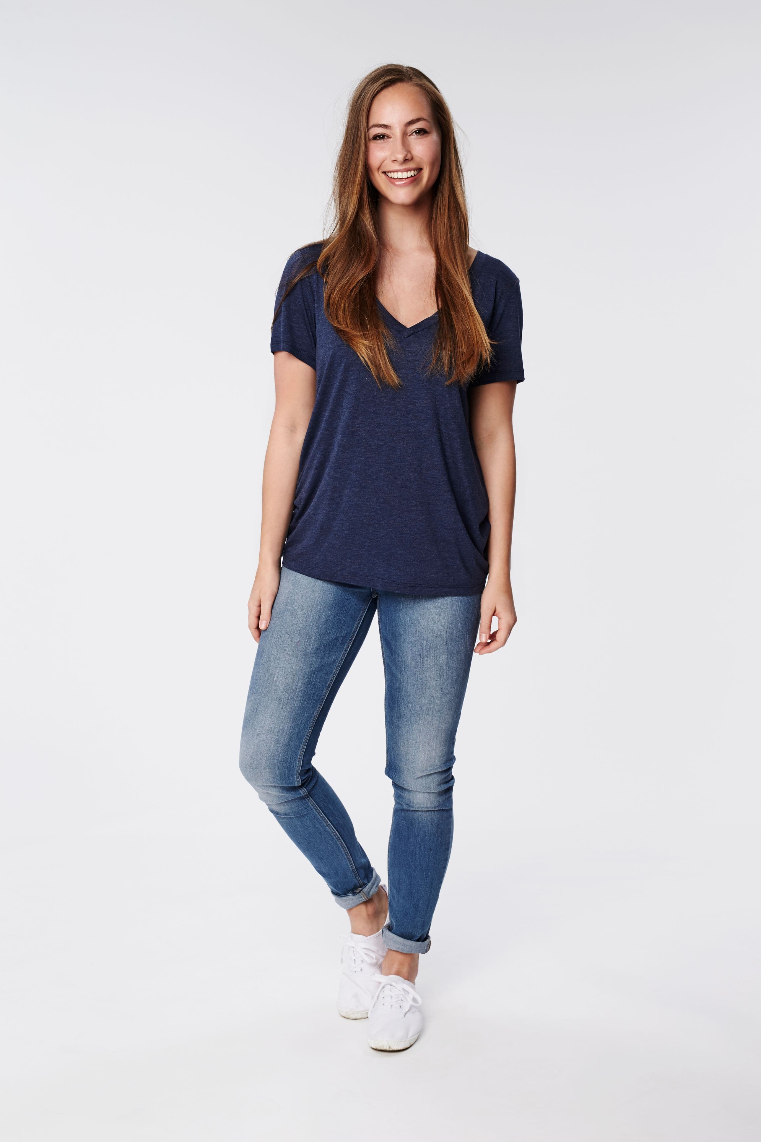 Organic Cotton V-Neck Tee